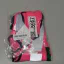 A-SAFETY Pink High Visibility Vest,Reflective Safety Vest Workwear 7 Pockets Hi Vis Durable Vest with Reflective Tapes 4 Lower Pockets,Small