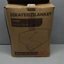 Electric Heated Blanket King Size - 90"x100", Soft Flannel Heating Blanket, 10 Heating Levels, 1-12 H Auto Shut Off, Breathable Warm and Washable for Bed, Light Purple