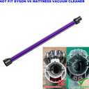 Replacement Wand Extension Tube for Dyson V6 /DC62/DC74 Models,Quick Release Wand Accessories Compatible with Dyson Cordless Stick Vacuum Cleaner of DC58/DC59/DC61/V6 Series (Purple)