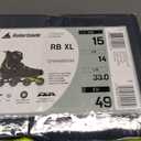 Rollerblade RB XL Men's Adult Fitness Inline Skate, Black and Lime, High Performance Inline Skates, 15