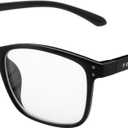 Prospek Blue Light Blocking Glasses  Clear Lens for Office&Work, Yellow/Amber Lens - Evening Use, Reduce Eye Strain, Unisex (Destiny)