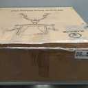 Kalkal Hunting Chair with Shooting Rest, 360 Degree Silent Swivel Hunting Blind Chair, 4 Legs Adjustable Height Hunting Seats with Armrest