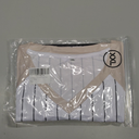  Sports Basketball Officials Beige/White V-Neck Performance Referee Shirt Ref Jersey Uniform (XXL)