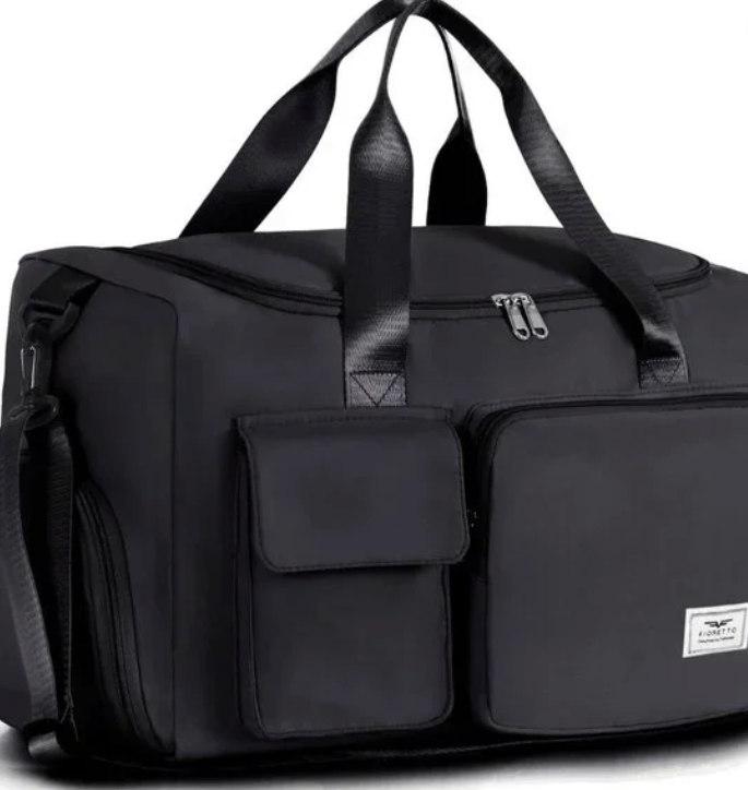 Gym Duffle Bag with Shoes Compartment, 37L Capacity, Ideal for Travel, Gym, Sports, Duffel, Weekender