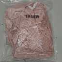 Tallew 4 Pcs Office Chair Covers Set Computer Universal Protective Stretchable Chair Seat Covers Desk Armrest Slipcovers Pads Office Cushion Backrest for Rotating(Light Pink)