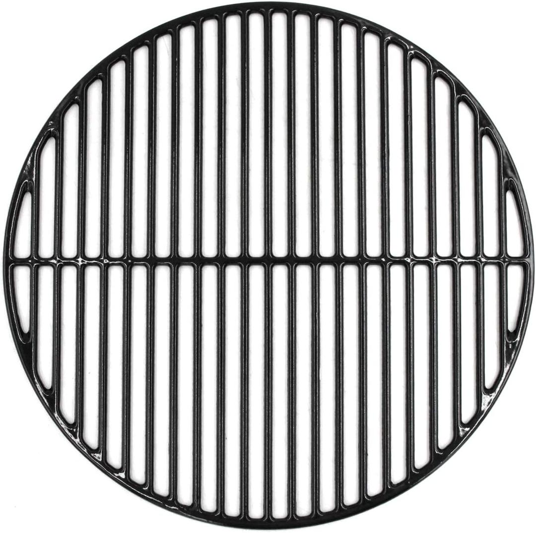 Hongso 18 3/16 Inch Porcelain Coated Cooking Grid Grates Polished Non-Stick Replacement for Large Big Green Egg, Vision Grill VGKSS-CC2, B-11N1A1-Y2A, Accessories, Other Kamado Grill, PCI991