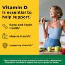 Nature Made Vitamin D3 2000 IU (50 mcg), Vitamin D Supplement for Bone, Teeth, Muscle and Immune Health Support, 220 Tablets, 220 Day Supply