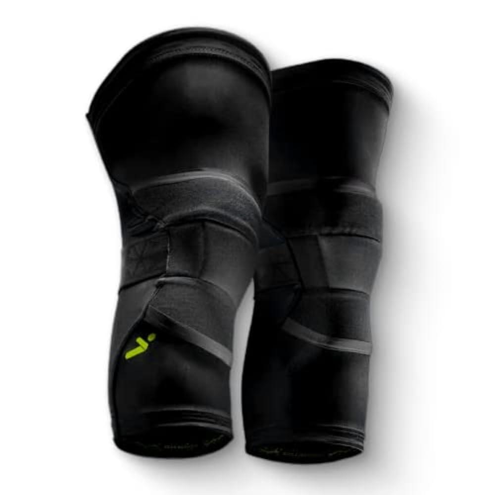 Storelli BodyShield Knee Guards, High-Impact Protection, Sweat-Wicking, UV-Resistant Athletic Knee Protection Pads for Soccer & Heavy-Duty Sports, Black, Medium