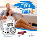 Pyle Marine Speakers, Waterproof, Weather Resistant, 8 Inch Dual, 10 Inch Outer Frame, 300 Watt Power, Poly Carbon Cone, Cloth Surround, Includes Mounting Hardware and Wires, White, PLMR82