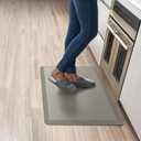 Anti Fatigue Kitchen Mats for Floor | Padded Kitchen Rugs | Non Slip, Cushioned Standing Desk Mat | Waterproof Floor Mat for Home and Office | 17.3" x 28" X 0.47", Grey, 1-Pack | More Dcor