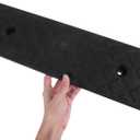 PRETYZOOM 19.68X5.11X1.57 Inch Curb Ramp Threshold Ramp with Anti-Slip Surface Portable Sidewalk for Driveway Car Loading Dock Transition Strip Reducer