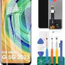 for Moto G 5G 2023 Screen Replacement Kit for Motorola Moto G 5G 2023 Screen Replacement for Moto XT2313 LCD Display Touch Screen Digitizer Assembly Replacement (Not fit for G Power 5G 2023)