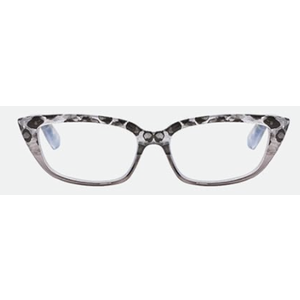 Aqwano  Fashion Design Cat Eye Reading Glasses Women Blue Light Blocking, Compute Readers Anti Glare Lightweight Comfort, Grey