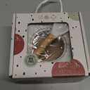 Baby Bamboo Bowls with Suction and Matching Spoon Set, 3 Piece Feeding Supplies Set for Infant, Toddlers, Detachable Silicone Suction Stay Put Base for Wooden Bowl, Plate