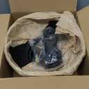 Plug in Pendant Light, 15FT Hanging Lights with Plug in Cord, On/Off Switch, Industrial Pendant Light with Plug in Cord, Metal Hanging Lamps for Living Room, Kitchen (Big black)