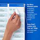 Avery Easy Peel Printable Address Labels, Sure Feed Technology, 1" x 4", White, 500 Blank Mailing Labels (08161)