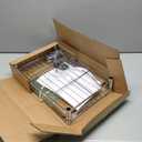 450 lbs Wire Storage Shelving 3-Tier Utility Shelving Unit Steel Organizer Wire Rack for Home,Kitchen,Office,Chrome(11.8" D x 17.7" W x 26.3" H)