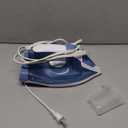 Steam Iron for Clothes Fast Heating, 1200W Iron with Non-Stick Ceramic Soleplate, Self-Cleaning, Burst of Steam, Spray Mist, 7.03oz Water Tank Ironing Clothes for Home, Blue