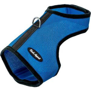 Bark Appeal Blue Wrap N Go Dog Harness for Small-Medium Pets  Soft Solid Mesh Vest Harness for Dogs, Puppies, Kittens & Cats  Easy Buckle-Free Design for a Comfortable Fit  Medium