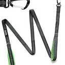 Mighty Paw Two Handle Dog Leash - Paw Leash Built-in Traffic Loop - Carabiner Clip - Double Padded Handles - Suitable for Small to Large Pets - 6' (Grey)