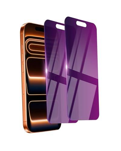 Ifaeveus 2 Pack Privacy Screen Protector for iPhone 17 Pro Max Tempered Glass 6.9'' Private Saver Anti-Spy Eye Protection Anti-Scratch Full Coverage No Bubble