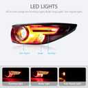 Rear Outer Tail Light Assembly For Mazda CX-5 CX5 2017-2021 Driving Brake Turn Signal Lamp Taillight Right