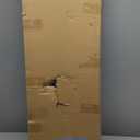 Vinyl Transom Household Window, 10" x 36" Double Pane Fixed Window with Grids and Tempered Glass for House, Garage (White)