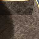 Dog Car Seat for Medium Dogs - Pet Car Seat with 2 Safety Straps & Waterproof Padding, Portable Pet Carrier for Cars, Trucks & SUVs, Comfortable Booster Bed for Pets Up to 55lbs (Black/Coffee)