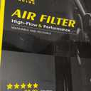 14" X 3" Round Air Cleaner Filter Assembly Kit With High- Flow Thru Lid Washable & Reusable for Caburetor Lid 5-1/8" Carb Neck Compatible with Ford/GMC/Chevy SBC BBC (BLUE)