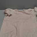 Womens Puff Short Sleeve Sweater Tops 2025 Spring Summer Trendy Casual T Shirts Blouses (Medium)