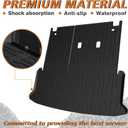 TripleAliners Trunk Mat with Backrest Mat Compatible with Toyota Grand Highlander 2024 2025 2026 All Weather TPE Liners 2 in 1 Accessories Custom Fit TPE Heavy-Duty Covers (Won't Fit Highlander)