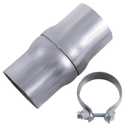 Simnliras 2.5 Inch Exhaust Ball Clamp Pipe Joint, 2.5" OD to 2.5" OD Stainless Steel Exhaust Ball Clamp Repair Kit Quick Fix Exhaust Muffler Repair Pipe Joint Kit