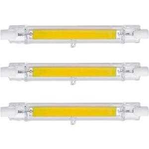 CTKcom 118mm/4.65In 15W White 6000K R7S LED Bulb (3 Pack) 110V T3 J Type Halogen Bulb Replacement 150W Halogen Bulb Equivalent Double Ended