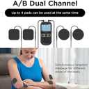 4 in 1 - D.I.Y & Tens Unit & EMS & Massage Muscle Stimulator, Dual Channel TENS Units Therapy Machine for Pain Relief, FDA Cleared Rechargeable Electronic Pulse Massager,with 12pcs Electrode Pads