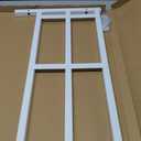 Fixed Window Safety Guard 14x 38 Adjustable Width Prevents Accidental Falls, Non-Egress, Tamper Resistant Screws Included, White, Single Pack