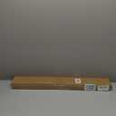 LazBlinds 1" Vinyl Mini Blinds - Cordless French Door Blinds for Privacy, Light Filtering Horizontal Shades for Front Door & Patio Sidelight, 26" W x 72" H, White