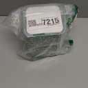 SUBEKYU 0.6 Gal Mini Desktop Trash Can with Lid, Small Square Countertop Garbage Bin, Plastic Tiny Tabletop Wastebasket for Office/Kitchen/Coffee Table, White