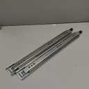 Furniware 1 Pair 265 lb Load Capacity Heavy Duty Locking Drawer Slides 40 36 30 24 20 18 Inch Full Extension Ball Bearing Drawer Glides Side Mount Rail RV Industrial Tool Box Runner, 20 Inch