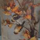 Zeuiwr Rustic Fall Bird Framed Wall Decor, Farmhouse Autumn Sparrow Bird Canvas Wall Art, Retro Country Fall Pictures Prints Artwork for Home Bedroom Living Room Decor, 11x14 Inches