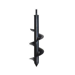 3.15 * 11.81in Auger Drill Bit for Planting, Garden Ground Spiral Hole and Bulb Planter Tool for Umbrella Holes