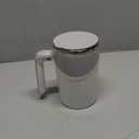 Toycol Rechargeable Electric Automatic Magnetic Self Stirring Insulated Rotating Mixing Cup - USB Travel Coffee/Tea/Hot Chocolate/Milk Mug - 12.9oz (Grey) for Office/Kitchen/Travel (Gray)