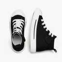 Kids High Tops Sneakers Toddler Canvas Walking Shoes with Hook and Loop for Boys and Girls