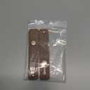 MECCANIXITY 2Pcs Phone Loop Finger Holder Silicone Phone Strap Grip Holder Cell Phone Grip Stand for Most Smartphones Brown