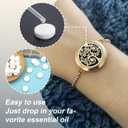 50pcs Refillable Car Air Freshener Pads, 0.7 Inch Car Air Vent Clip Replacement Felt Pads, Unscented White Oil Perfume Refill Pads for Car Necklace Bracelet Diffuser