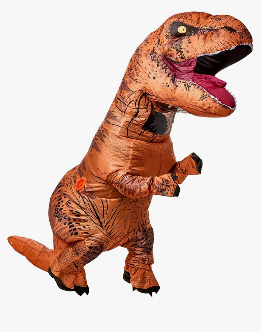 Rubies Jurassic World: T-Rex Inflatable Costume for Adults, Unisex Kid Size