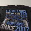 Level 18 Unlocked 18 Year Old Gifts Boys 18th Birthday Boy T-Shirt XL