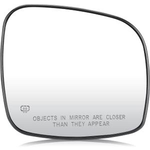 Passenger Side Mirror Glass Replacement for 2008-2016 Chrysler Town & Country, 2008-2020 Dodge Grand Caravan, 2012-2015 RAM CV, 2009-2014 Routan Right Heated Mirror Replace 68026176AB