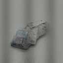 Key & Castle Retractable Push Button Square Measuring Tape Gray 5' 51076