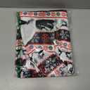 Christmas Onesie Pajamas Family Vacation Novelty One-piece Hooded Matching PJs Allover Pattern Sleepwear Nightwear, Pack of 1, Size 12-14Y