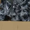 Pinkunn 50 Pcs Black Patterned Plastic Wine Glasses Colorful Goblet Champagne Flutes Vintage Style Dishwasher Safe Drinking Glasses for Wedding, Reception, Grand Event Party